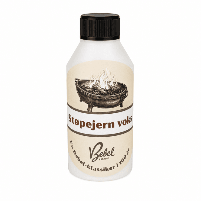 Hovedbilde Bebel støpejernsvoks. Produseres i Bergen! 100 ml ...